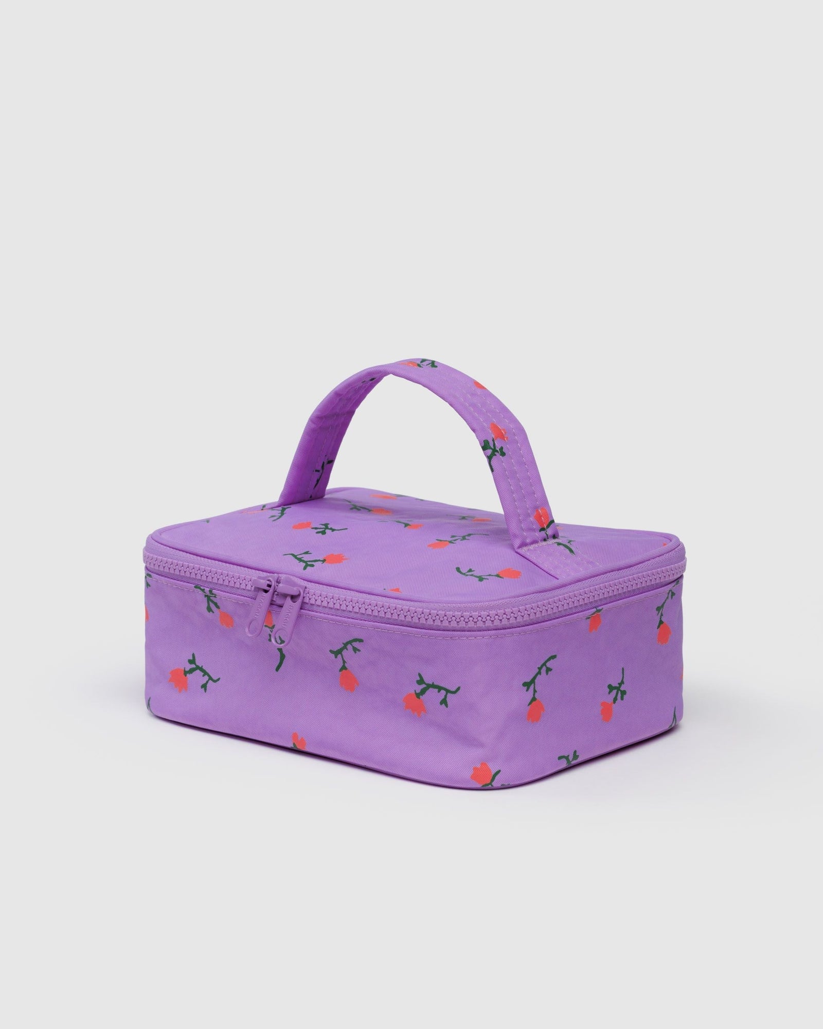 Small Cosmetic Case - Painted Wildflower - Light Storage