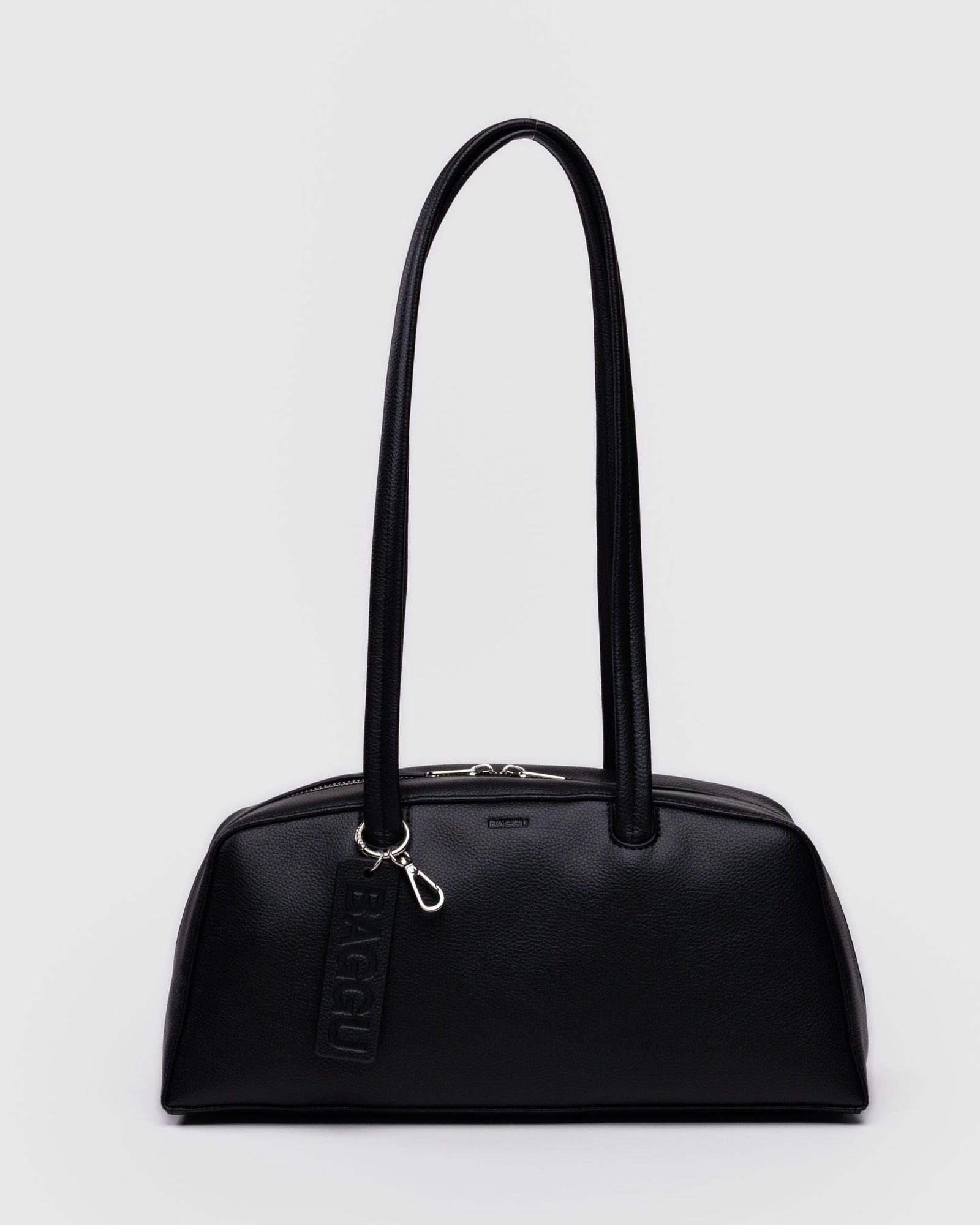 Recycled Leather Bowler Bag - Black - Daily Carry