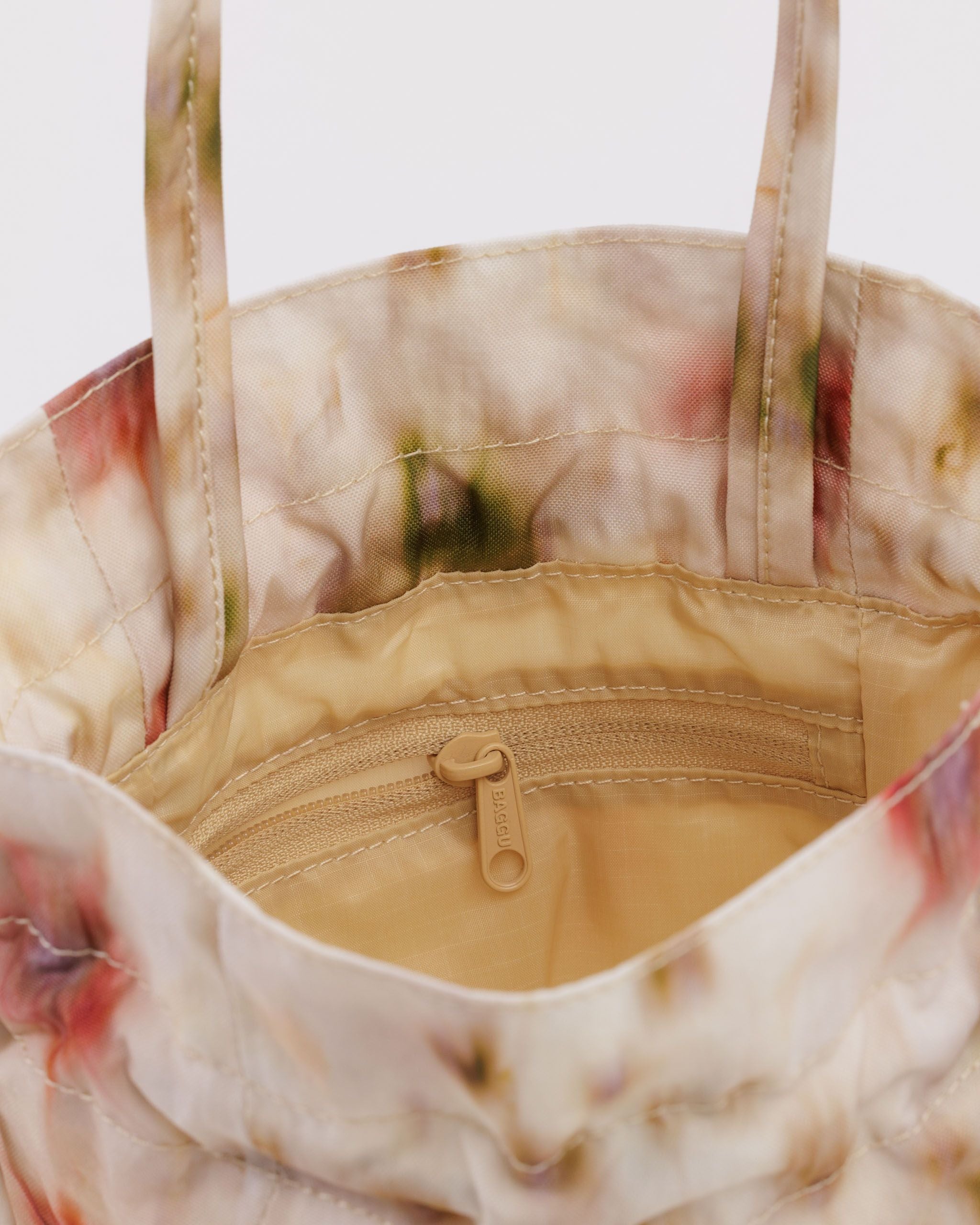 Nylon Drawstring Bag - Abstract Floral - Daily Carry